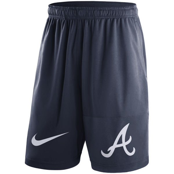 Men's Atlanta Braves Nike Navy Dry Fly Shorts